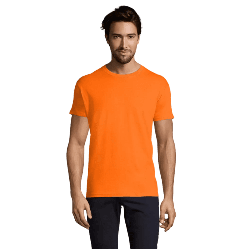 Logo branded SOL'S Imperial Heavy T-Shirt in Orange from Total Merchandise