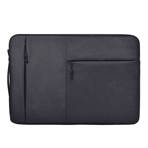 Custom branded Shield RPET laptop bag in Black from Total Merchandise