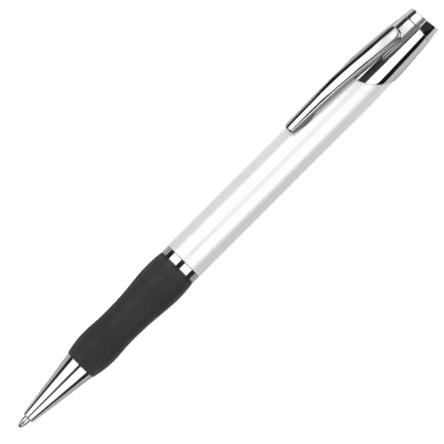 Custom branded Sonata Ballpen in White from Total Merchandise