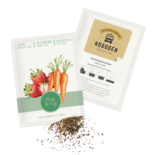 Promotional Essentials Seed Packets filled with Fruit & Veg Mix seeds from Total Merchandise