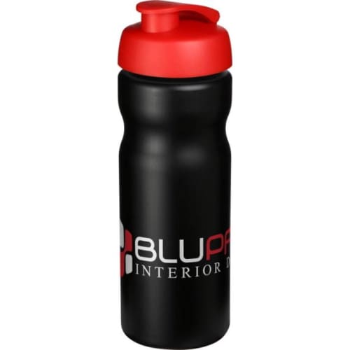 Promotional printed 650ml Baseline Plus Sports Bottles with Flip Lid from Total Merchandise