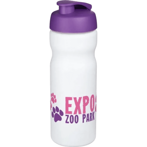 Custom branded 650ml Baseline Plus Sports Bottle with Flip Lid from Total Merchandise