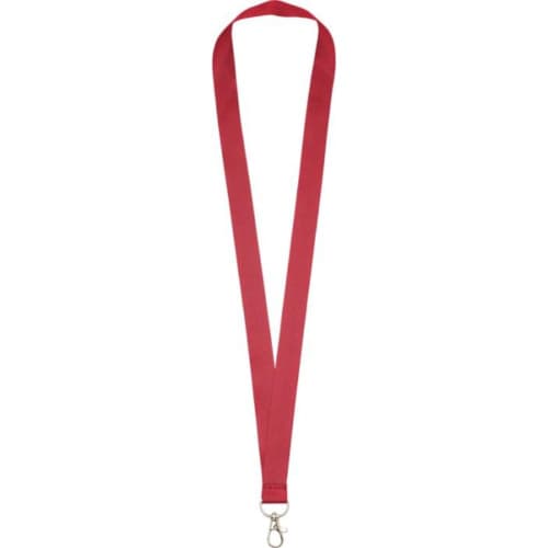 Customisable Impey Basic Lanyard in Red from Total Merchandise