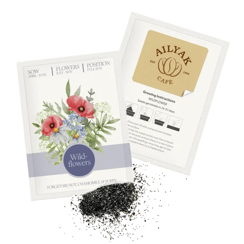 Promotional Express Seed Packets filled with Wildflower seeds from Total Merchandise