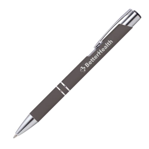 Custom Branded Crosby Metal Soft Touch Pen With A Design From Total Merchandise - Taupe