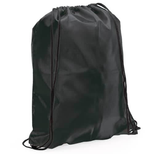 Promotional Express Full Colour Drawstring Bags in Black from Total Merchandise