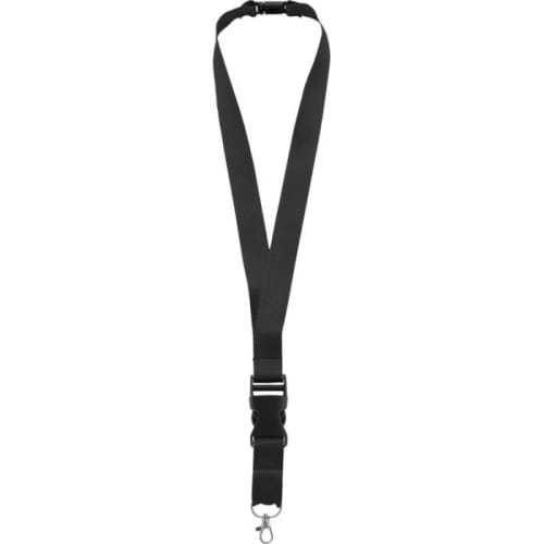 Branded Yogi Lanyard With Breakaway Buckle With A Printed Design From Total Merchandise