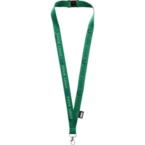 Promotional Tom Recycled PET lanyard with Breakaway Buckle With A Design From Total Merchandise