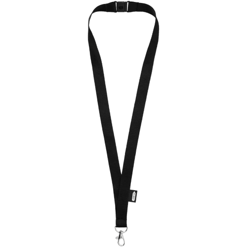 Branded Tom Recycled PET lanyard with Breakaway Buckle With A Design From Total Merchandise