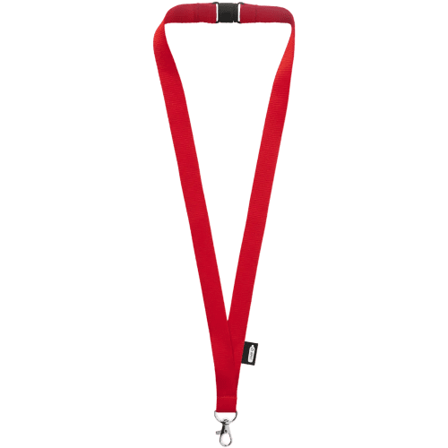 Branded Tom Recycled PET lanyard with Breakaway Buckle With A Design From Total Merchandise