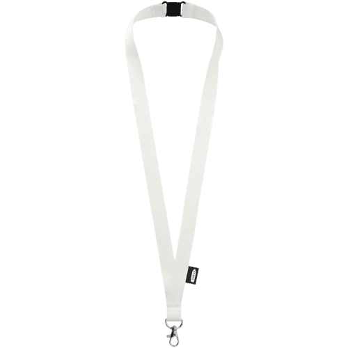 Custom Branded Tom Recycled PET lanyard with Breakaway Buckle With A Design From Total Merchandise