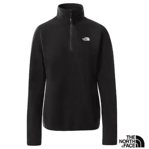 Promotional The North Face Women's 100 Glacier 1/4 Fleece in Black from Total Merchandise