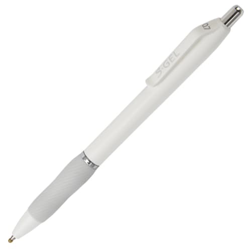 Promotional printed Sharpie® S-Gel Ballpoint Pen in White from Total Merchandise