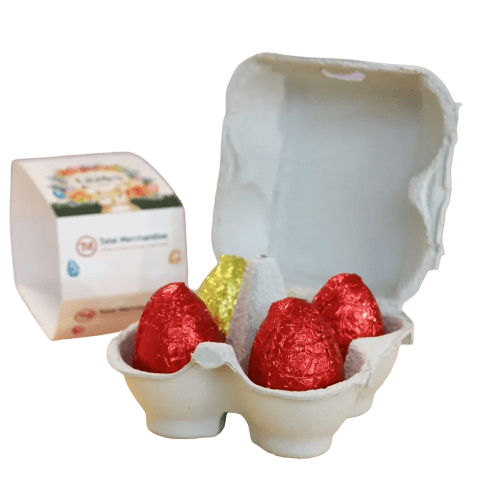 Hollow Chocolate Eggs - Egg Box