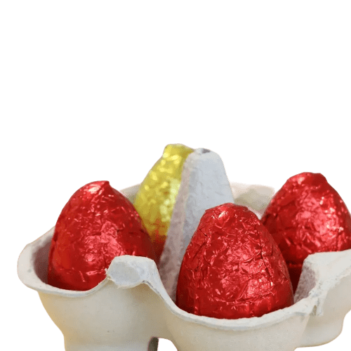 Hollow Chocolate Eggs - Egg Box