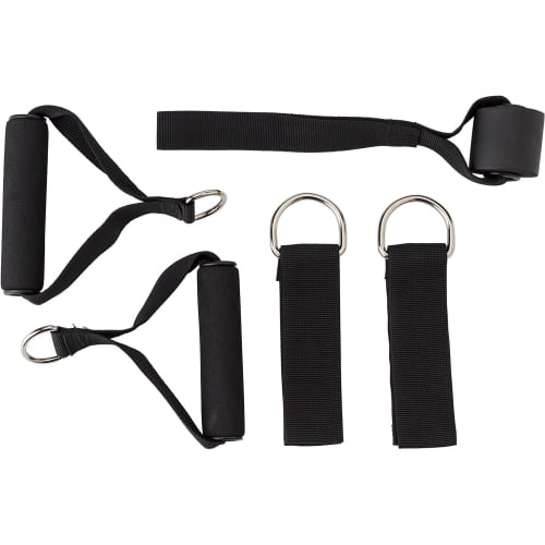 Handles and Attachments for Custom Printed Fitness Resistance Band Sets by Total Merchandise