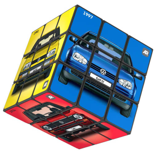 Promotional printed Rubiks Cubes branded with your design to 6 sides from Total Merchandise