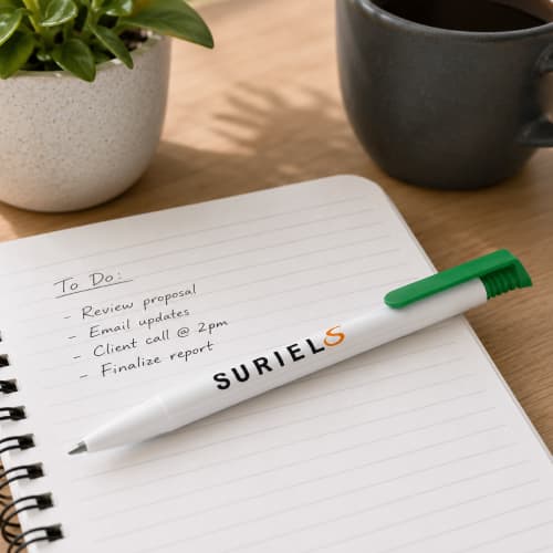 Lifestyle image of the Albion Ballpen by Total Merchandise