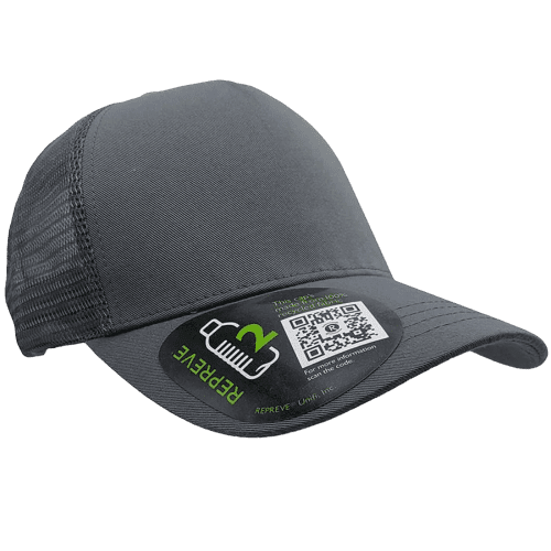 Total Recycled Repreve Trucker Caps in Grey
