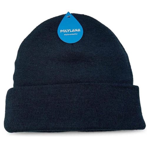 Eco Efficient Polylana Beanie in Navy