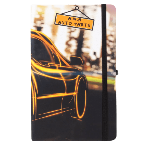 Logo Branded All Over Full Colour Printed Notebook with a design from Total Merchandise