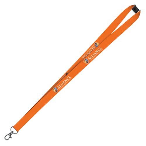 UK Express Printed Lanyards in Orange from Total Merchandise