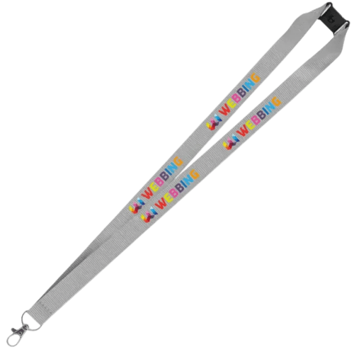 UK Express Printed Lanyards in Grey from Total Merchandise