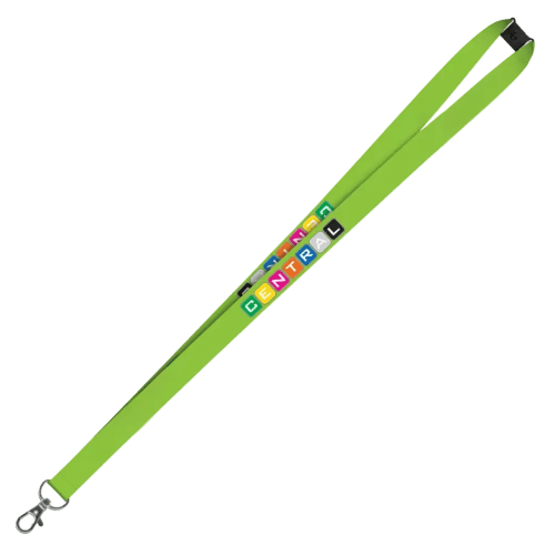 UK Express Printed Lanyards in Light Green from Total Merchandise