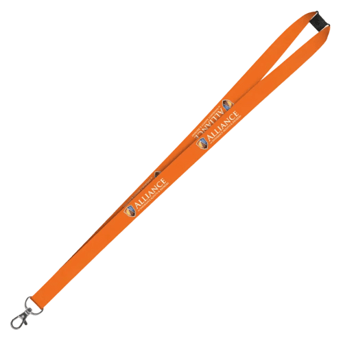 UK Express Printed Lanyards in Orange from Total Merchandise