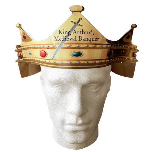 Promotional Card Coronation Crowns with a fully printed design from Total Merchandise