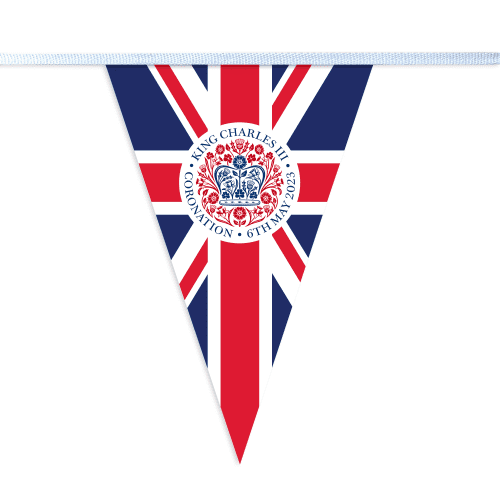 King's Coronation Triangle Bunting