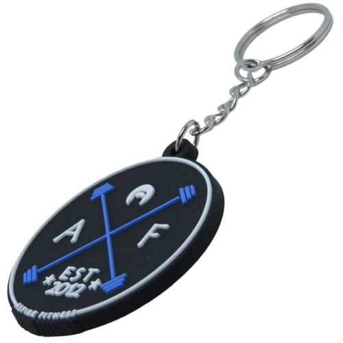 Bespoke Shaped PVC Keyrings Printed with a Logo by Total Merchandise