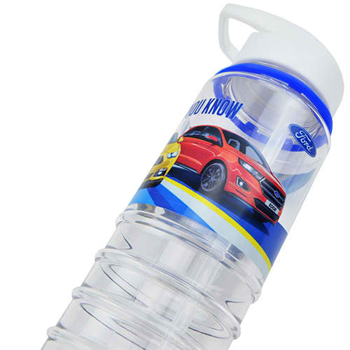Custom Printed Hydra Straw Sports Bottles in Blue from Total Merchandise