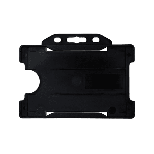 Customisable Black Rigid Card Holders from Total Merchandise
