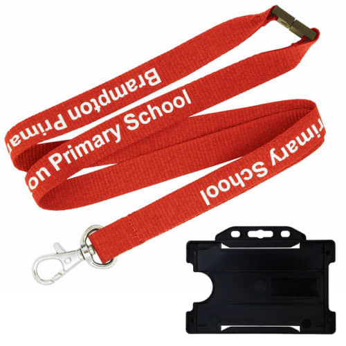 Promotional Pantone Matched 20mm Flat Polyester Lanyards from Total Merchandise