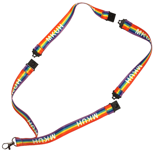 15mm 3 Point Break Full Colour Lanyards