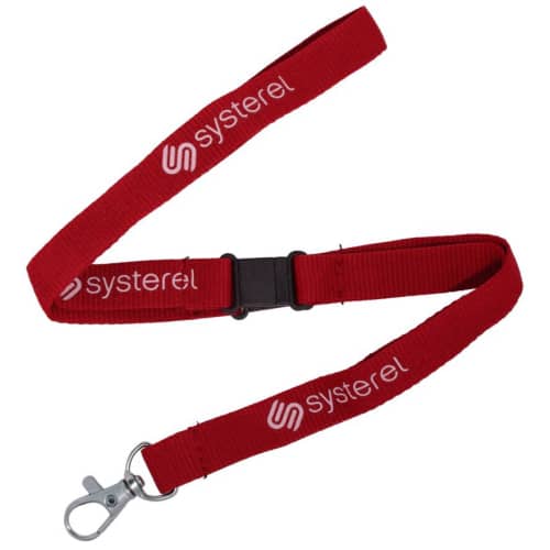 Promotional 15mm 2 Point Break Lanyards with a printed design from Total Merchandise