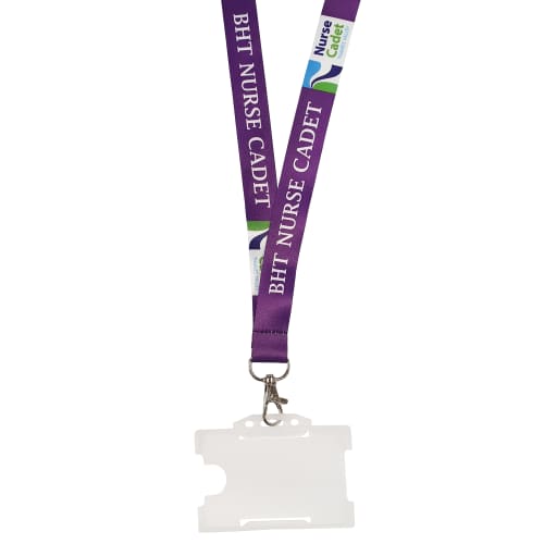 Custom Branded 20mm Full Colour Lanyards with Rigid Card Holders from Total Merchandise