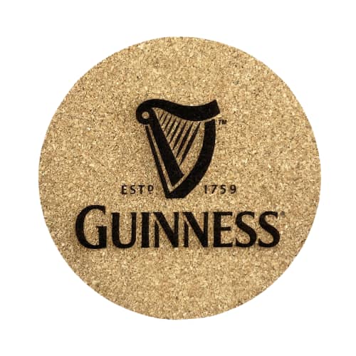 Cork Coasters with an engraved design from Total Merchandise