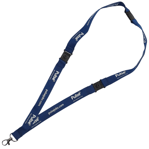 15mm 3 Point Break Lanyards in Dark Blue 655c