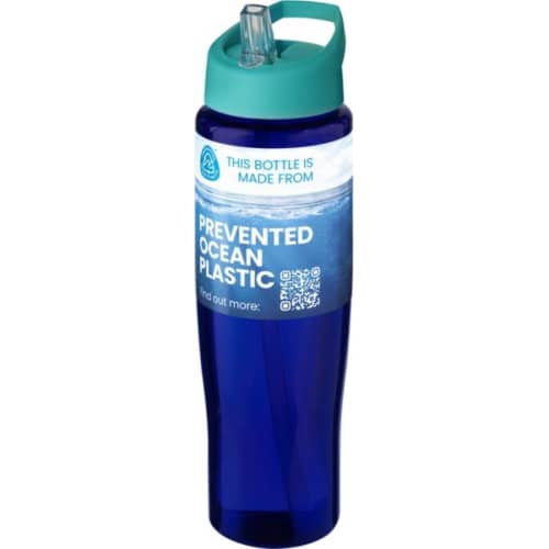 Branded H2O Active Eco Tempo 700ml Spout Lid Sports Bottle with a design from Total Merchandise