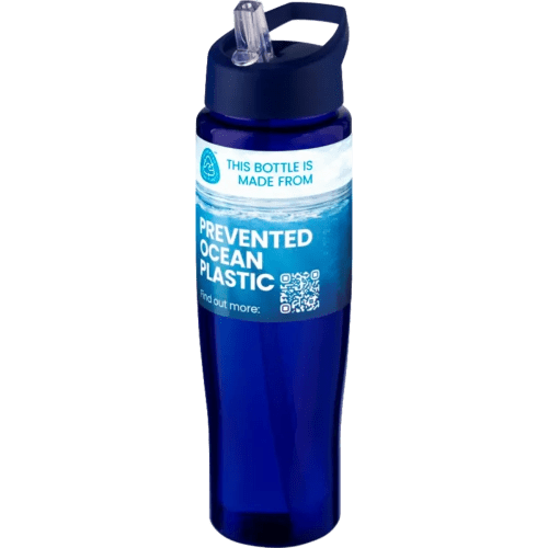 Branded H2O Active Eco Tempo 700ml Spout Lid Sports Bottle with a design from Total Merchandise