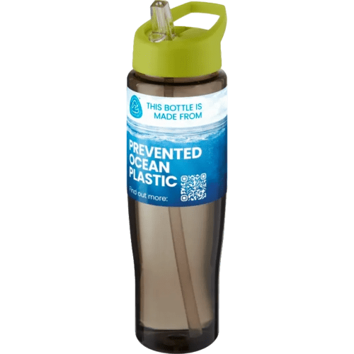 Custom H2O Active Eco Tempo 700ml Spout Lid Sports Bottle with a design from Total Merchandise