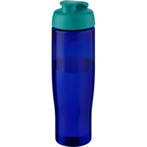 Printed H2O Active Eco Tempo 700ml Flip Lid Sports Bottle in aqua/blue from Total Merchandise