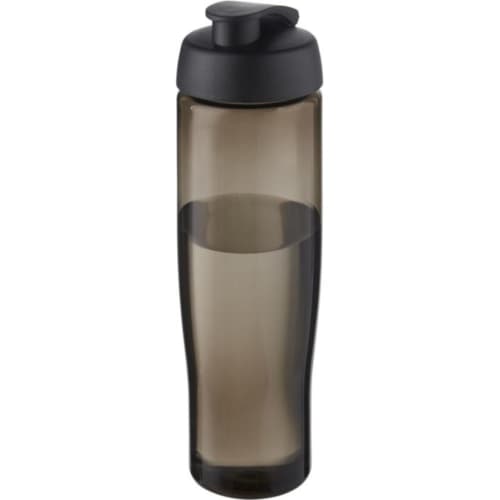 H2O Active Eco Tempo 700ml Flip Lid Sports Bottle with in charcoal/white from Total Merchandise