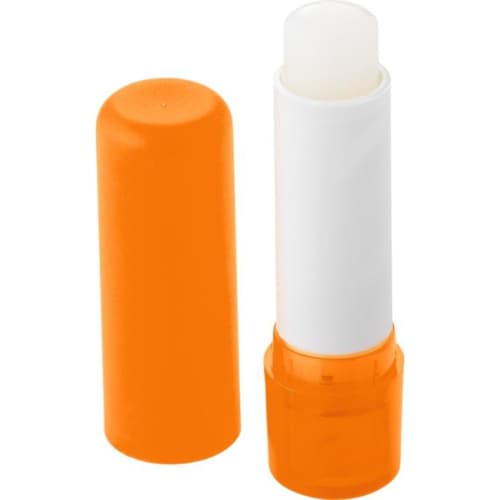 Branded Lip Balm Stick with a promotional design from Total Merchandise - Orange