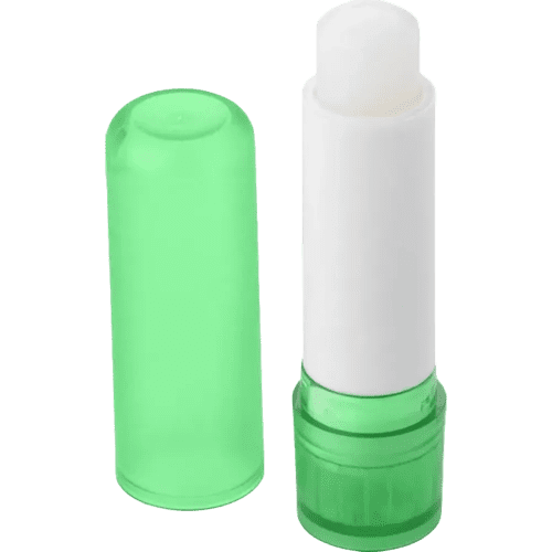 Promotional Lip Balm Stick with a printed design from Total Merchandise - Light Green