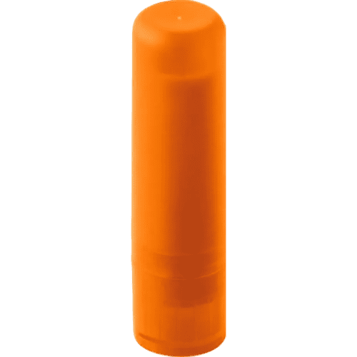 Branded Lip Balm Stick with a promotional design from Total Merchandise - Orange
