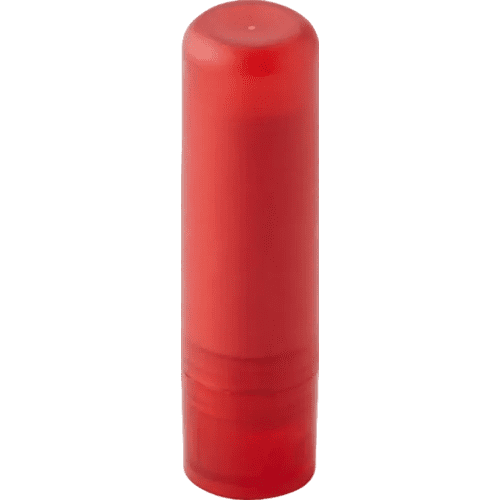 Logo printed Lip Balm Stick with a personal design from Total Merchandise - Red