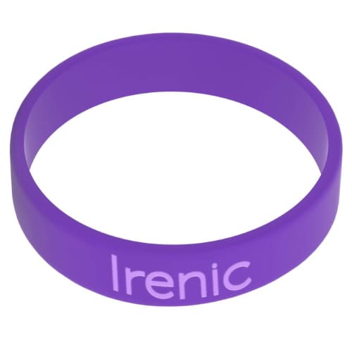 Branded Silicone Wristband with a printed or debossed design from Total Merchandise